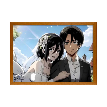 Eren y Mikasa - Un Amor Inquebrantable - Reveal Paint