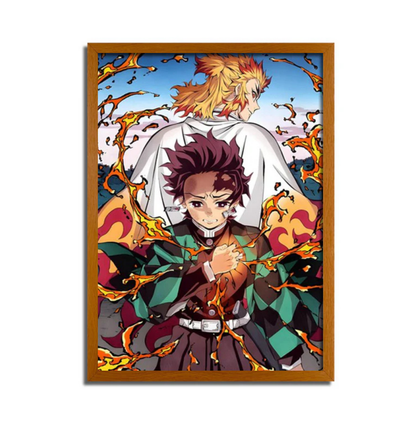 Tanjiro and Rengoku - Legacy of Fire - Reveal Paint